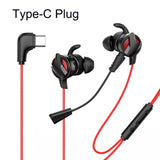 Baseus In-Ear Earphone 3.5mm Typc C Wired Headset for PUBG Gamer Gaming Headphones Hi-Fi Earbuds With Dual Microphone Detachable